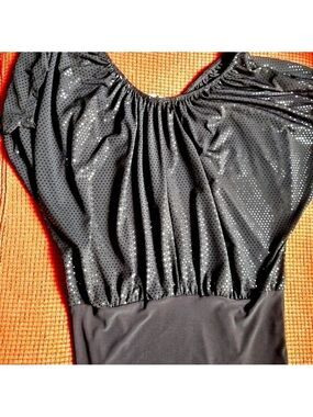 Tattoo Black Squence Top. Size Medium